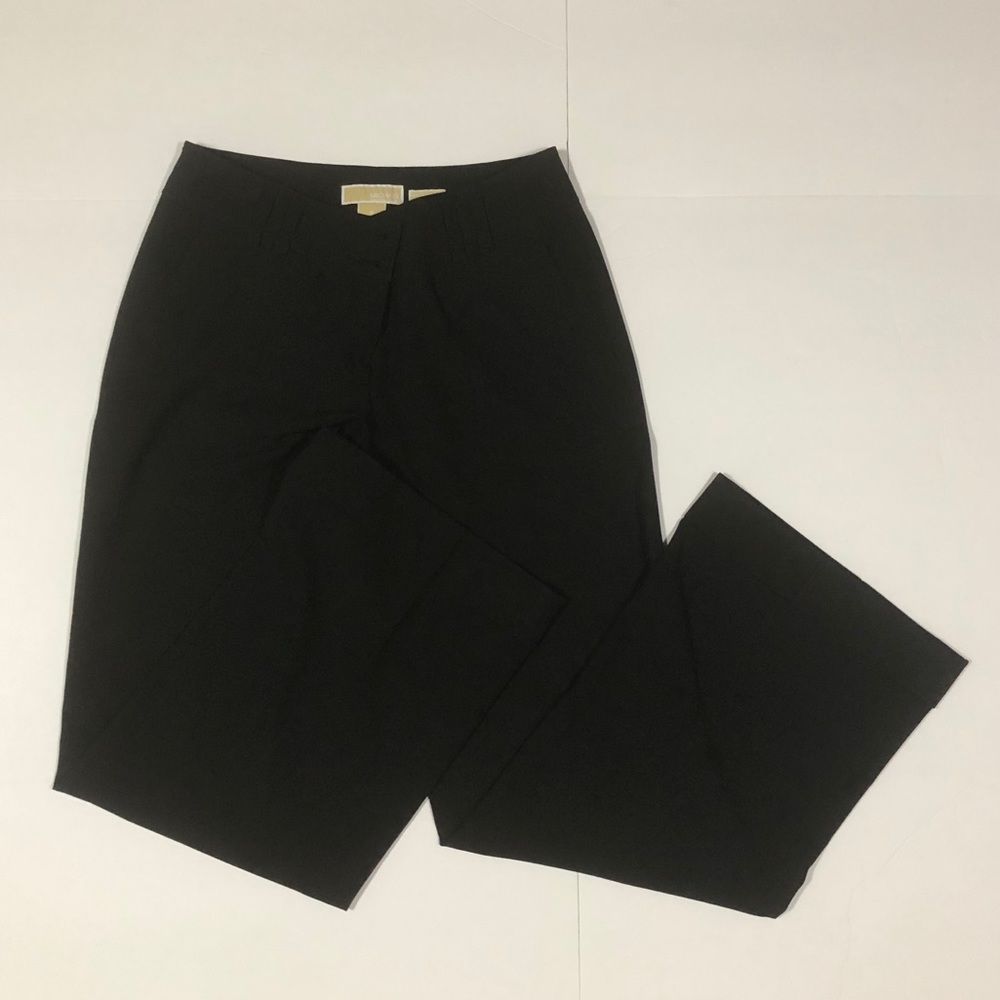Michael Kors black wide leg slacks Millbrook Fit
